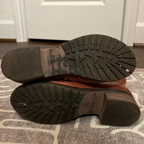 Dromedaris Women's Kara Combat Lace-up Comfort Boot with Inside Zip - Picture 13 of 14